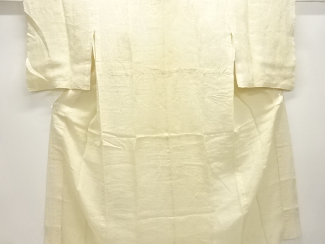 アンティーク　すかし織笹に撫子模様夏用長襦袢